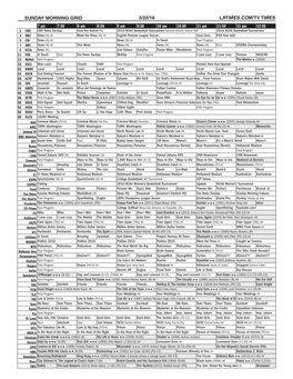 Sunday Morning Grid 3/20/16 Latimes.Com/Tv Times