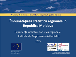 Îmbunătățirea Statisticii Regionale În Republica Moldova