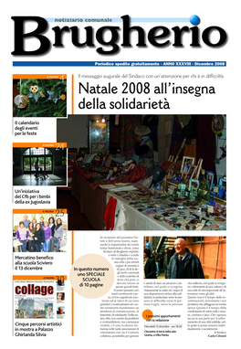 Notiziario Comunale Dicembre 2008