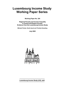 Regional Poverty and Income Inequality in the Eastern Europe