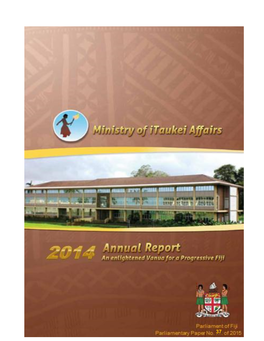 Ministry of Itaukei Affairs 2014 Annual Report