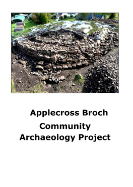 Applecross Broch Community Archaeology Project