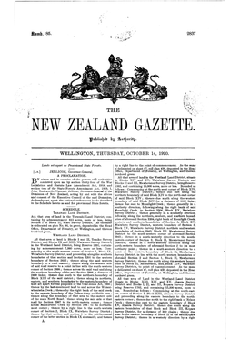 New Zealand Gazette