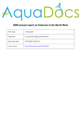 North West Fisheries Annual Report 2000