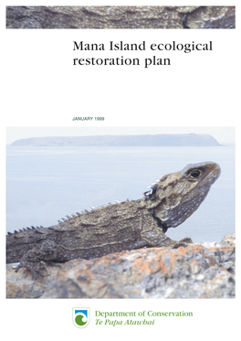 Mana Island Ecological Restoration Plan