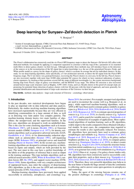 Deep Learning for Sunyaev–Zel'dovich Detection in Planck