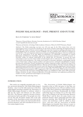 Folia Malacoligica Zeszyt 7-4