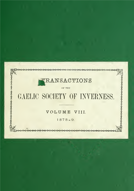 Volume Viii. ? 1878-9