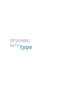 DESIGNING Withtype