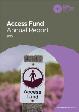 Access Fund Annual Report 2015