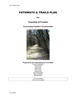 Pathways & Trails Plan