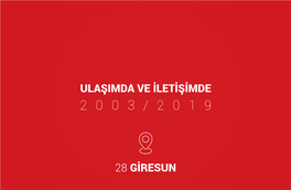 28 Giresun Ulaşimda Ve Iletişimde