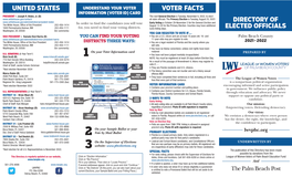 Directory of Elected Officials Voter Facts United