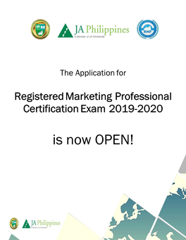 Registered Marketing Professional Certification Exam 2019-2020