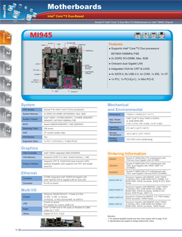 Motherboards MI945