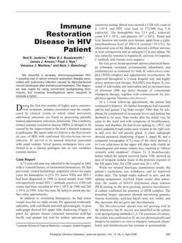 Immune Restoration Disease in HIV Patient