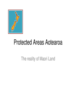 Protected Areas Aotearoa