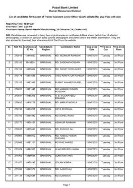 Viva-Date List TAJO-2019.Pdf