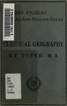 Classical Geography