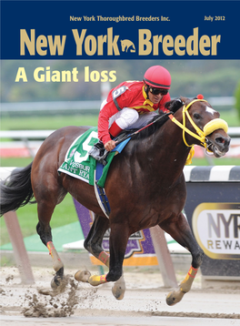 July 2012 New York Breeder a Giant Loss
