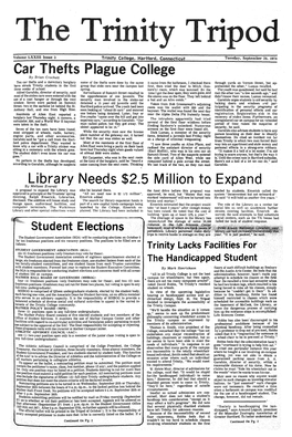 Library Needs $2.5 Million to Expand By» Melissatv/To 1Iod/I Everett17.Ti/I>>/Ift ™ a Proposal to Expand the Library Was Also Be Located There