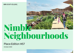 Nimble Neighbourhoods Place Edition #57 October 2020 01 02 03 04 Holistic Economic Sustainable Tech Enablers Havens Flexibility Systems