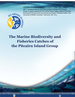 The Marine Biodiversity and Fisheries Catches of the Pitcairn Island Group