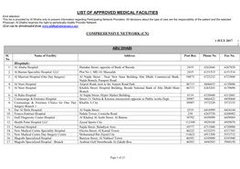 ADIC Medical Providers Comprehensive Network