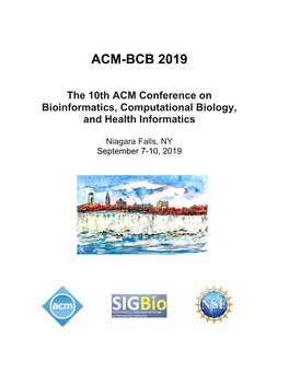 Acm-Bcb 2019