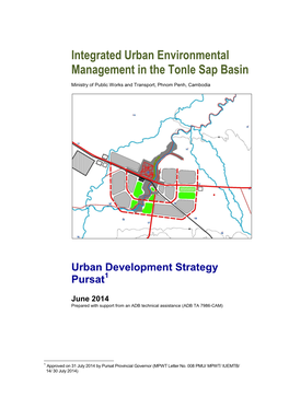 Pursat Urban Development Strategy