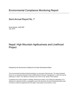 37292-042: High Mountain Agribusiness and Livelihood Improvement Project