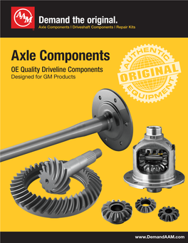 Axle Components | Driveshaft Components | Repair Kits