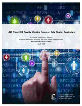 UNC Chapel Hill Faculty Working Group on Data Studies Curriculum