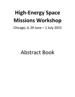 Download PDF of Abstracts