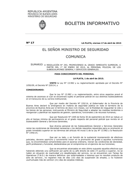 Boletin Informativo