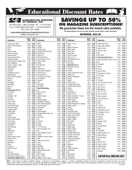 Educational Discount Rates