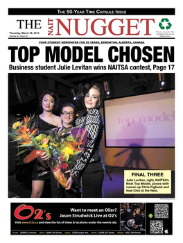 NAIT Business Student Julie Levitan Wins NAITSA Contest, Page 17