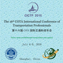 CICTP2016 Program Book