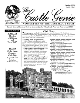 The Castle Genie 3/98