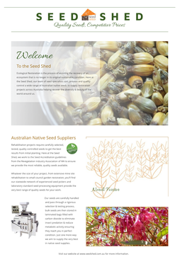 The Seed Shed Catalogue