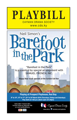 186615 WEB-Playbill-Barefootinthepark.Pdf