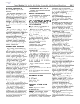 Federal Register/Vol. 80, No. 205/Friday, October 23, 2015/Rules and Regulations