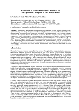 Generation of Plasma Rotation in a Tokamak by Ion-Cyclotron Absorption of Fast Alfvén Waves