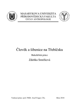 Člověk a Šibenice Na Třebíčsku Bakalářská Práce Zdeňka Smrčková