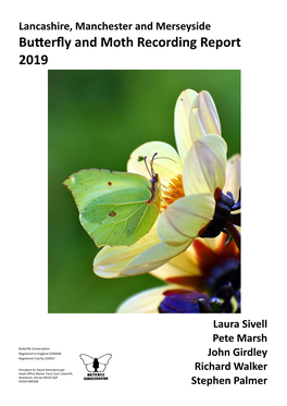 Lancashire, Manchester and Merseyside Butterfly and Moth Recording Report