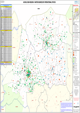 UG-WASH-17 A1 03Apr09 Acholi Sub-Region Water Sources by Operational Status