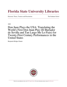 Translating the World's First Don Juan Play (El Burlador De Sevilla