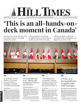 'This Is an All-Hands-On- Deck Moment in Canada'