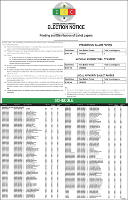 Election Notice