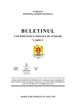 Universităţii Naţionale De Apărare 